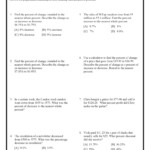 Percent Of Change Worksheet Percent Change Kuta Software Infinite