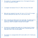 Perimeter Word Problems Worksheet