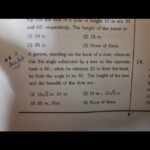 Please Solve This Trigonometric Application Based Question Maths