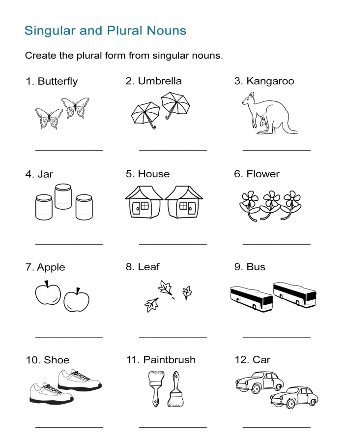 Plural Or Singular Worksheets 99Worksheets