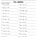 Pre Algebra Common Core Worksheets Common Core Worksheets