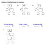 Prime Factorization Worksheet Common Core Common Core Worksheets
