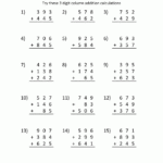 Printable Math Addition Worksheets Learning Printable