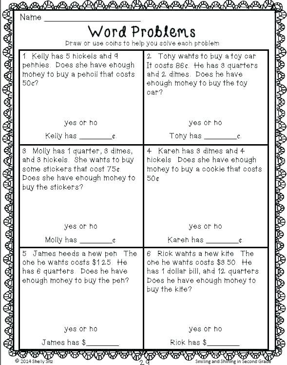 Printable Money Worksheets To 10 5th Grade Math Worksheets Counting