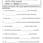 Proper And Common Nouns Worksheets K5 Learning Common And Proper