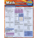 QuickStudy BarChart Common Core Math Grade 7