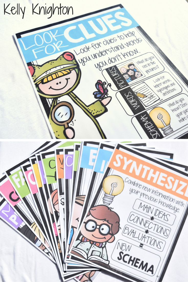 Reading Comprehension And Strategy Posters And Worksheets Reading