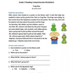Reading Comprehension Worksheets 2nd Grade Common Core Common Core