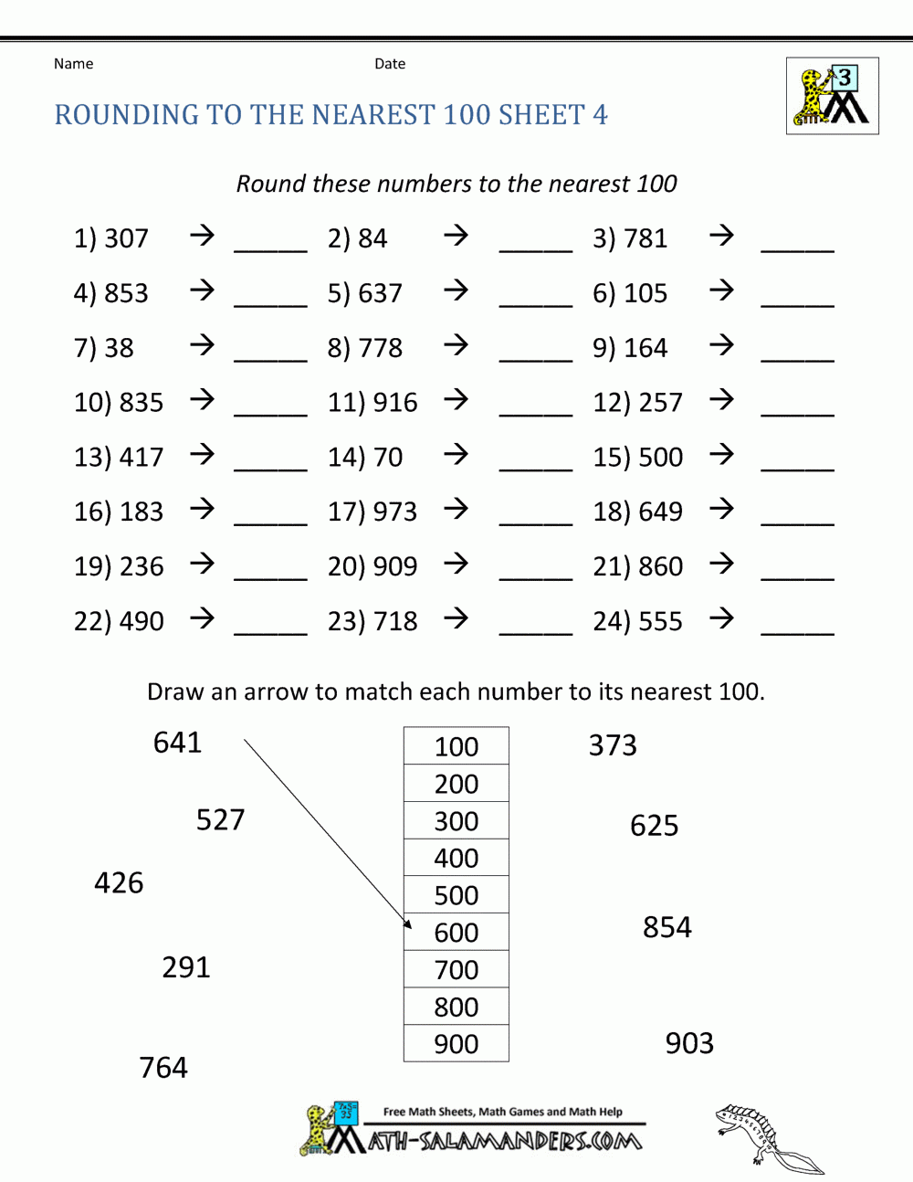 Rounding Decimals Worksheet Common Core Common Core Worksheets