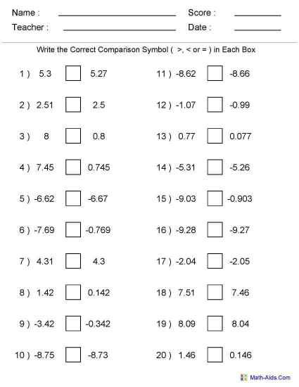 Rounding Worksheets With Decimals This Worksheet Was Built To Aligns To