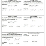 Rules Of Exponents Worksheet Pdf I Created This Exponent Rules Review