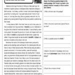 Science Reading Comprehension Worksheets 4th Grade Fill Online