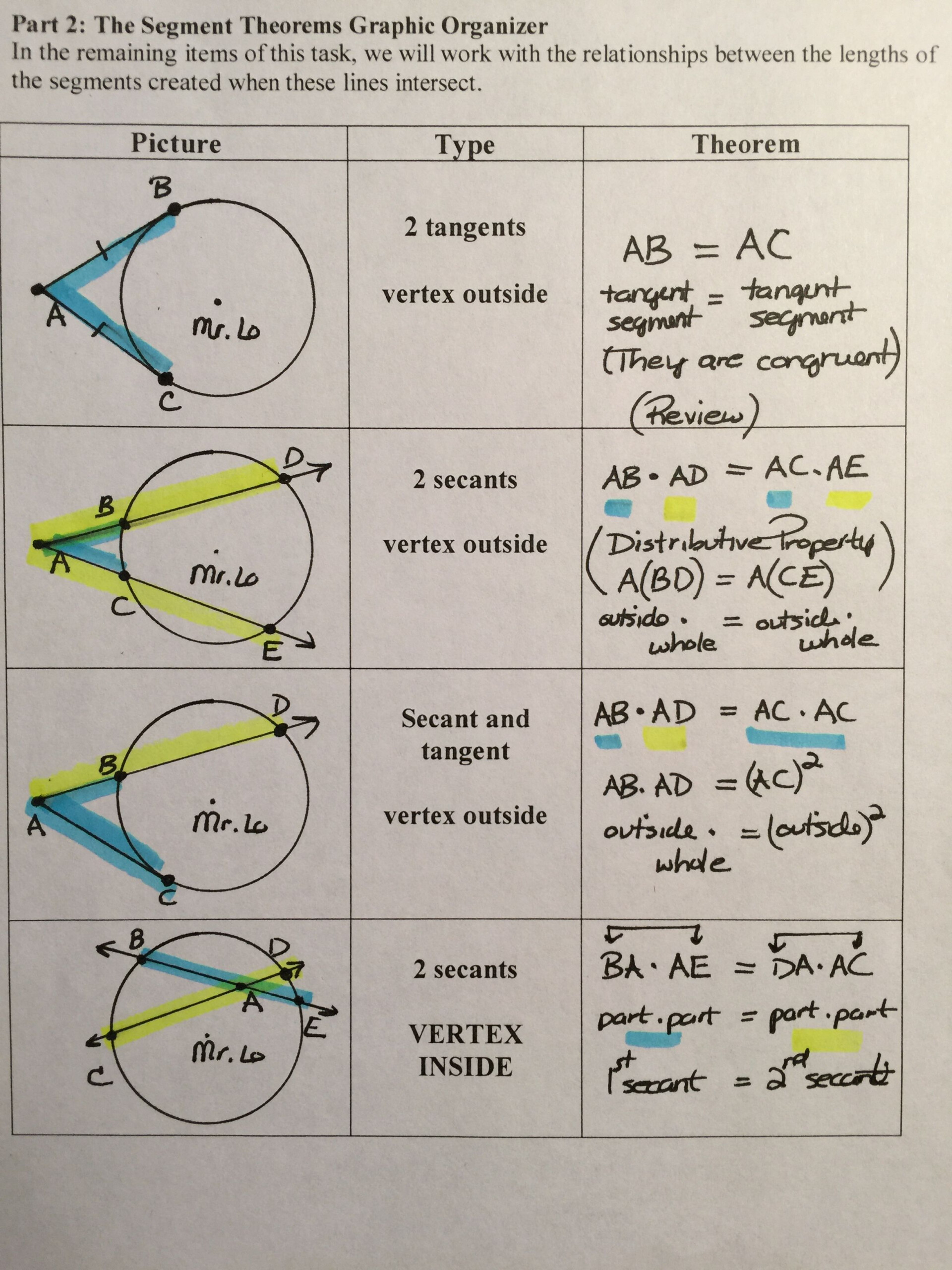 Segment Of A Circle Formula