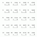 Short Multiplication Worksheets Year 4 Times Tables Worksheets