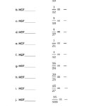 Simplifying Fractions Worksheet Common Core Common Core Worksheets