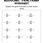 Simplifying Fractions Worksheets Math Monks Common Core Worksheets