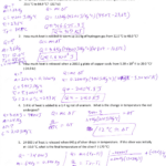 Specific Heat Capacity Worksheet Key Specific Heat Capacity L TL