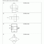 Surface Area Worksheets 6th Grade