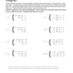 System Of Equation Worksheet Fabad