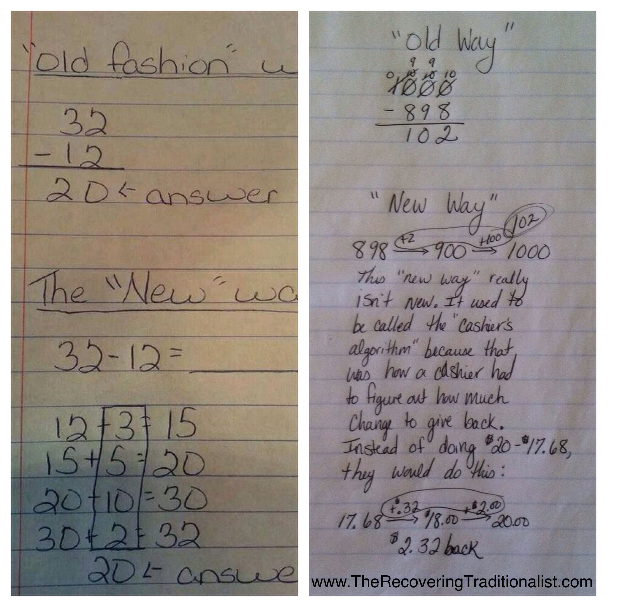 The NEW Way To Do Math via Common Core Should Make You Mad The
