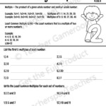 This Worksheet Teaches Students How To Find The Least Common Multiple