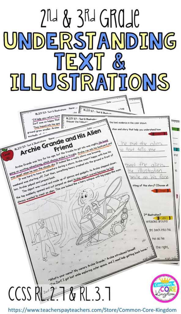 Use Illustrations To Understand Text RL 2 7 RL 3 7 Reading Passages RL2 