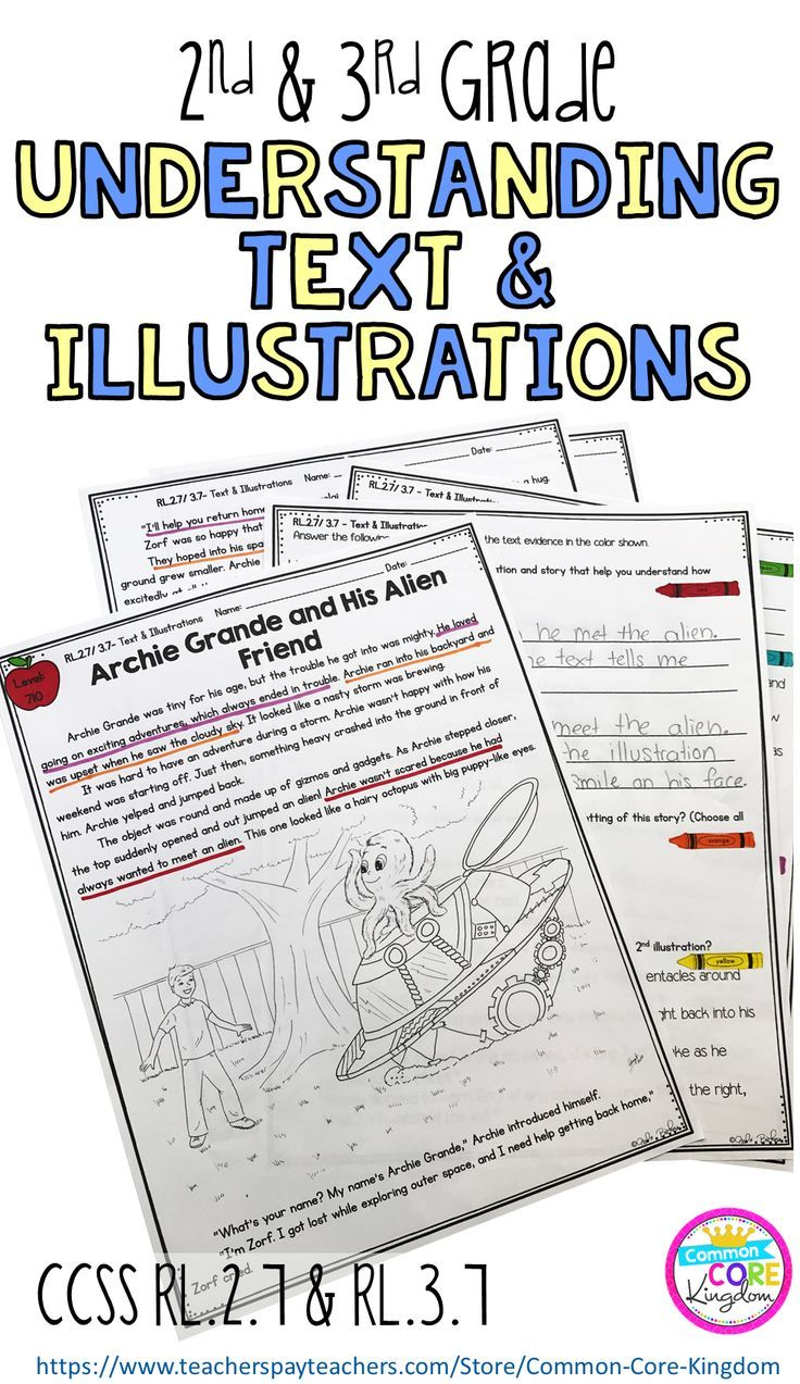 Use Illustrations To Understand Text RL 2 7 RL 3 7 Reading Passages RL2